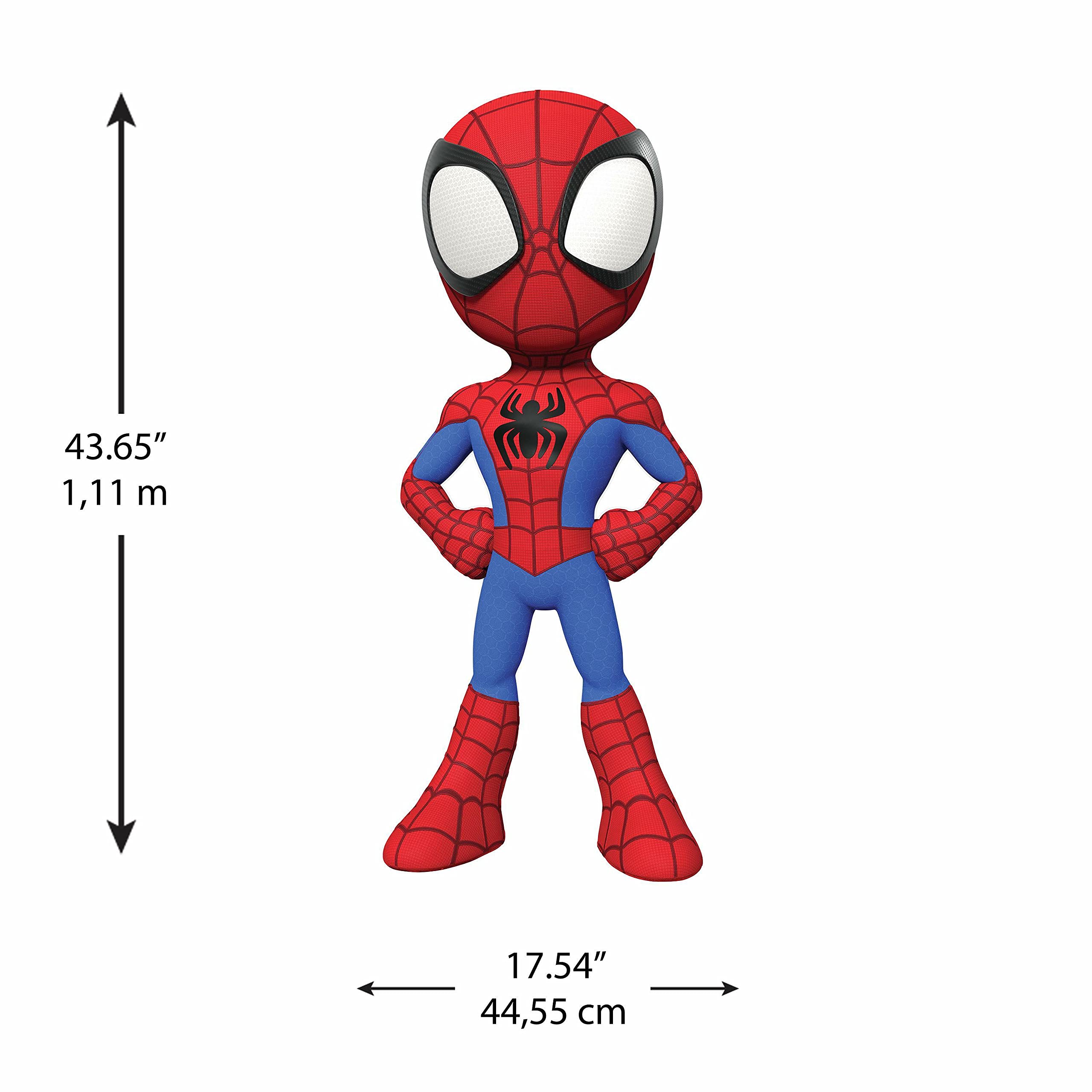 Marvel RoomMates Gigantyczna naklejka Spidey i jej fantastyczni przyjaciele repozycjonowalne czerwony, żółty, niebieski, zielony, pomarańczowy, fioletowy