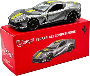 نموذج سيارة بمقياس 164 لمجموعة طرازات سلسلة فيراري Race Diecast Metal Model Car 812 COMPETIZIONE