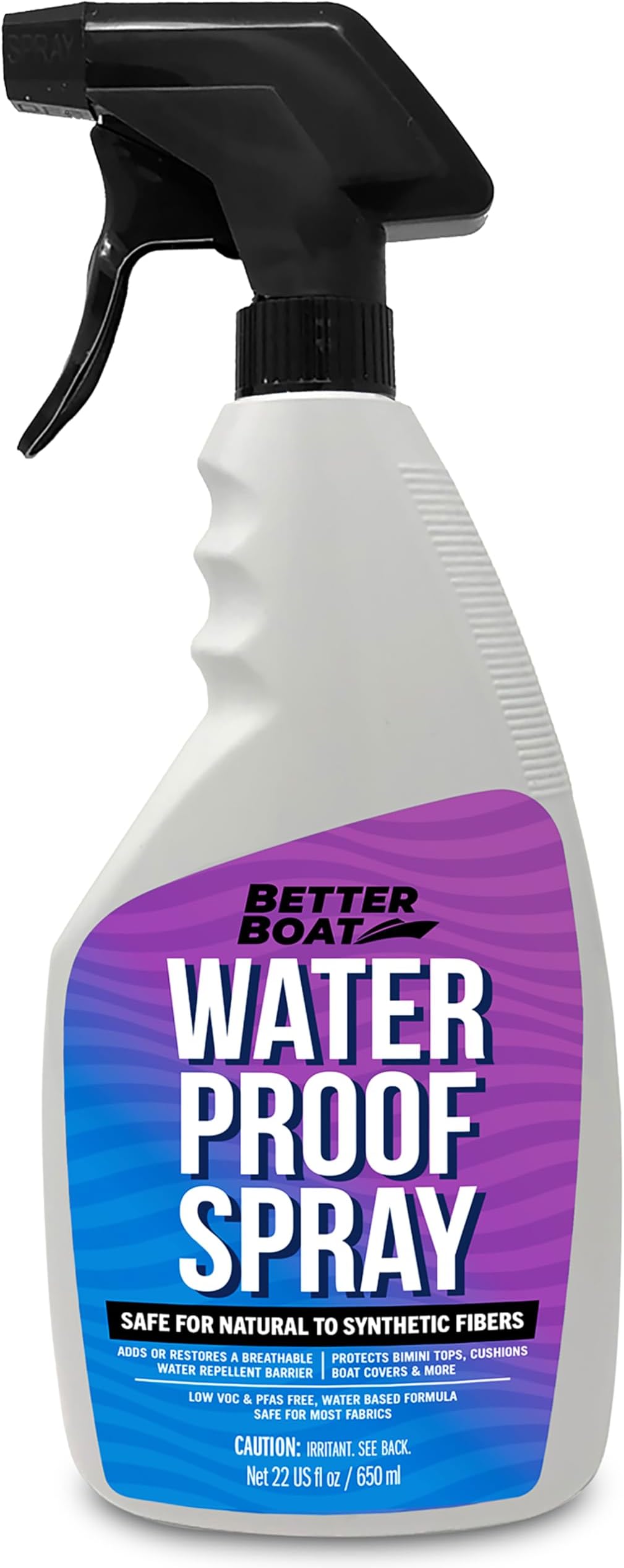 Fabric Waterproof Spray, 22 Fl Oz Heavy Duty Protector and Repellent for Outdoor Marine Canvas, Boat Tops, Vinyl Seats, Tents, Clothing, Boots, Jackets, and Clothes