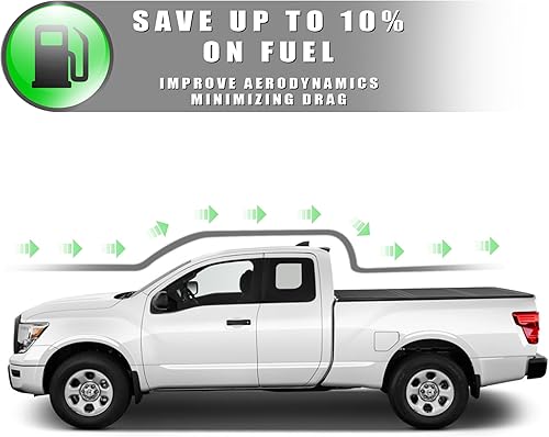 Miniatura 7 de Armordillo Funda rígida de perfil bajo para Nissan Titan 2016 2017 2018 2019 2020 2021 2022 2023 2024 Nissan TitanXD 6.5 pies (78 pulgadas)  CoveRex