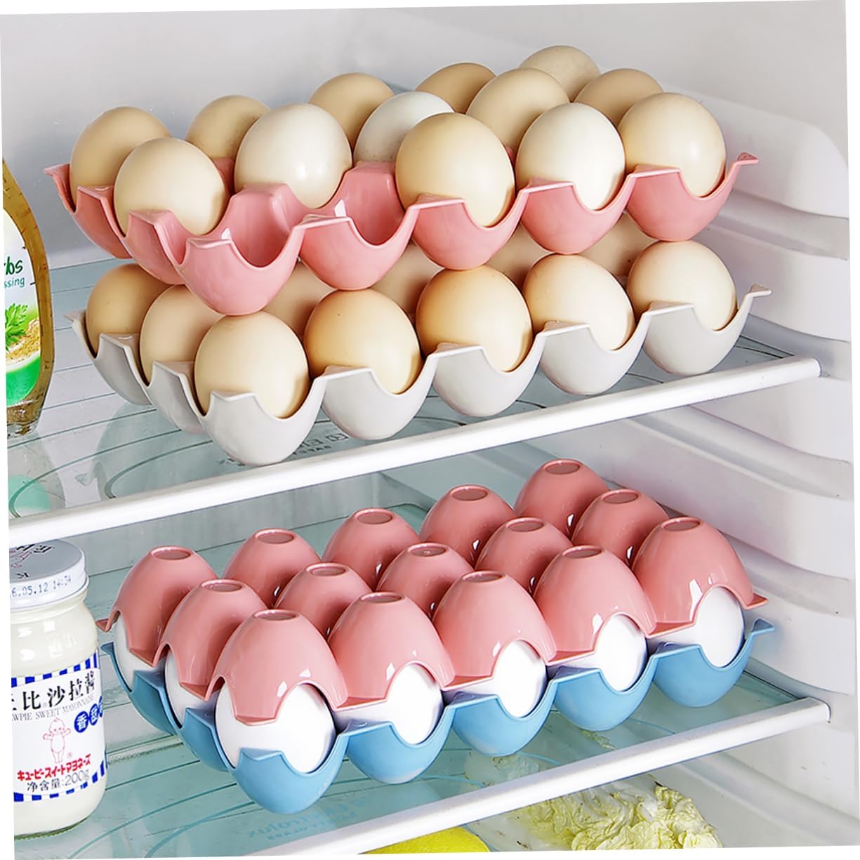 Ceramic Holder Storage Container for Refrigerator Stylish Tray for Kitchen for Home Use