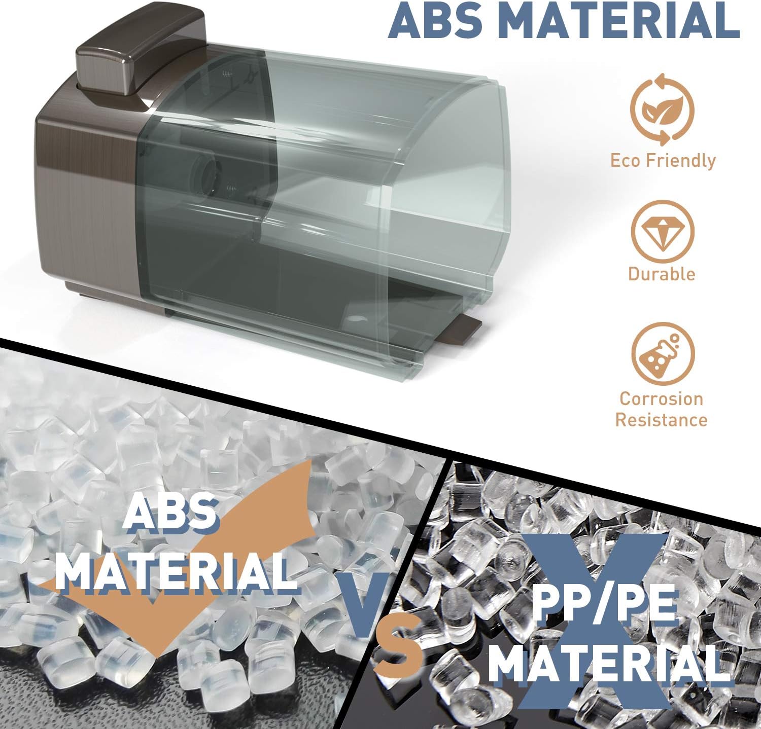 SVAVO Wall Soap Dispenser Bathroom 23.7oz / 700ml, Commercial Soap Dispenser Wall Mounted, Hand Soap Dispenser Wall Mount for Liquid Soap, Body Wash, Bathroom, Kitchen, Dark Gun Color : Home & Kitchen