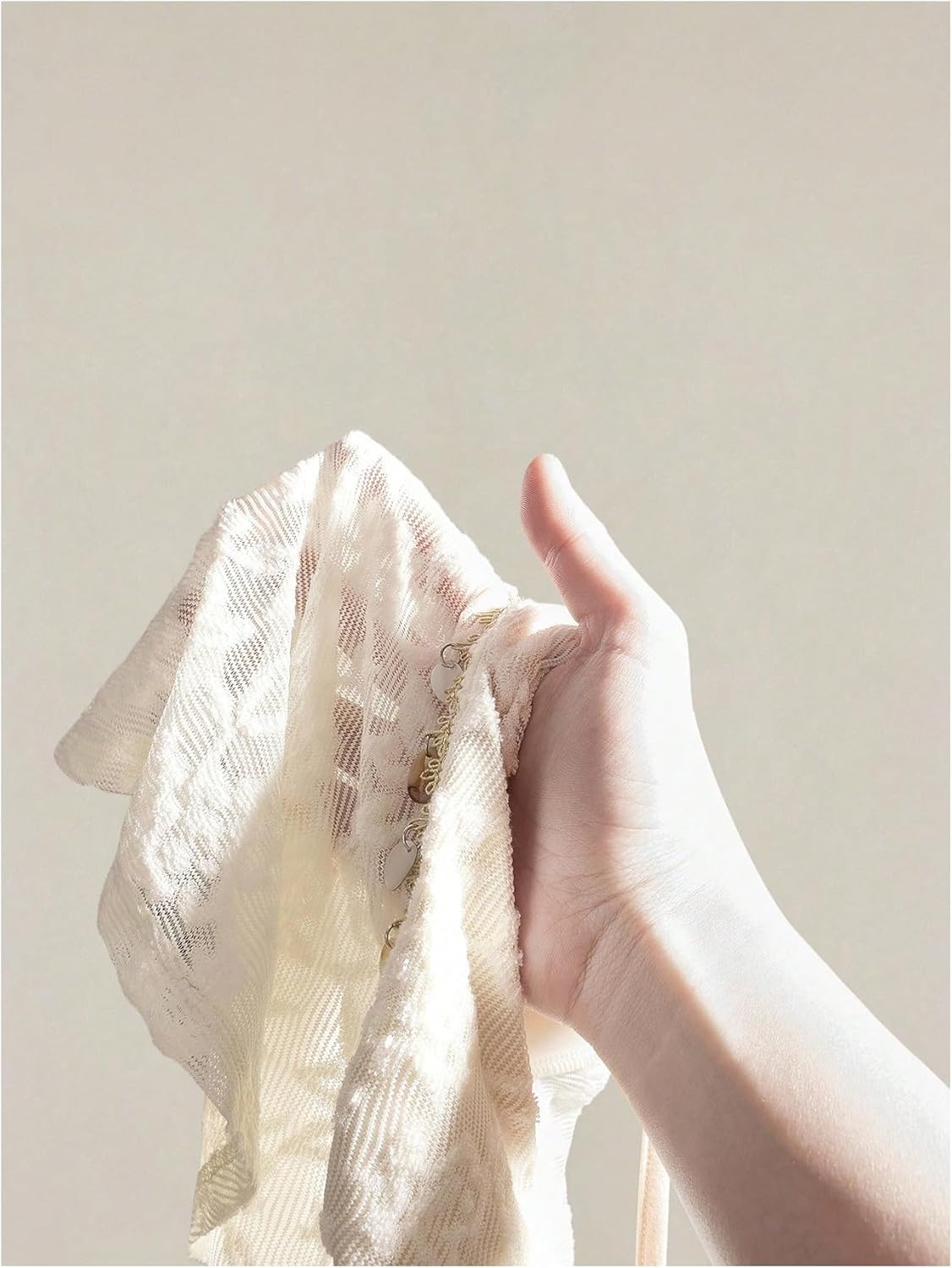 SweatyRocks Women's Boho Lace V Neck Halter Top Tie Backless Shell Y2k Vacation Peplum Tops - Image 2