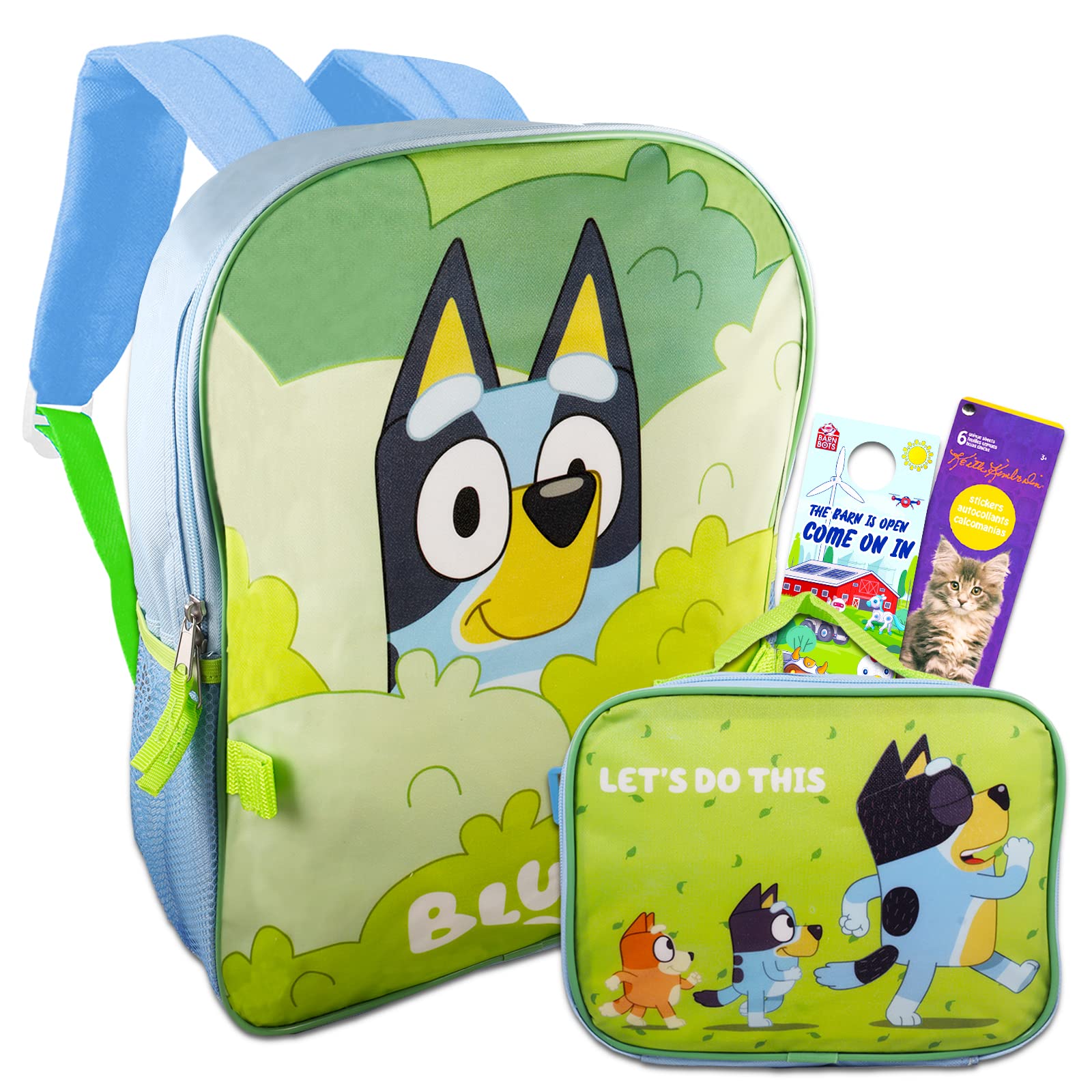 Buy Color Shop Bluey Backpack & Lunch Bag for Kids 6 Pc Bluey School