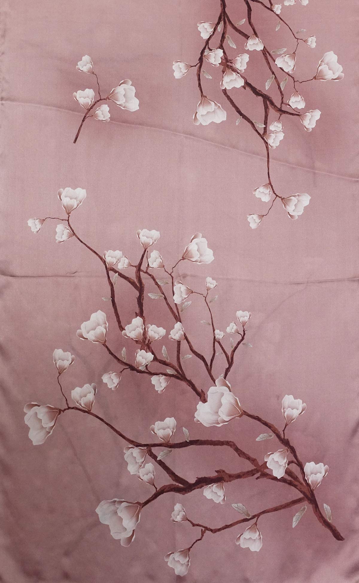 Sciarpa da donna in 100% seta, leggera, in raso, 150 x 50 cm Color018 90