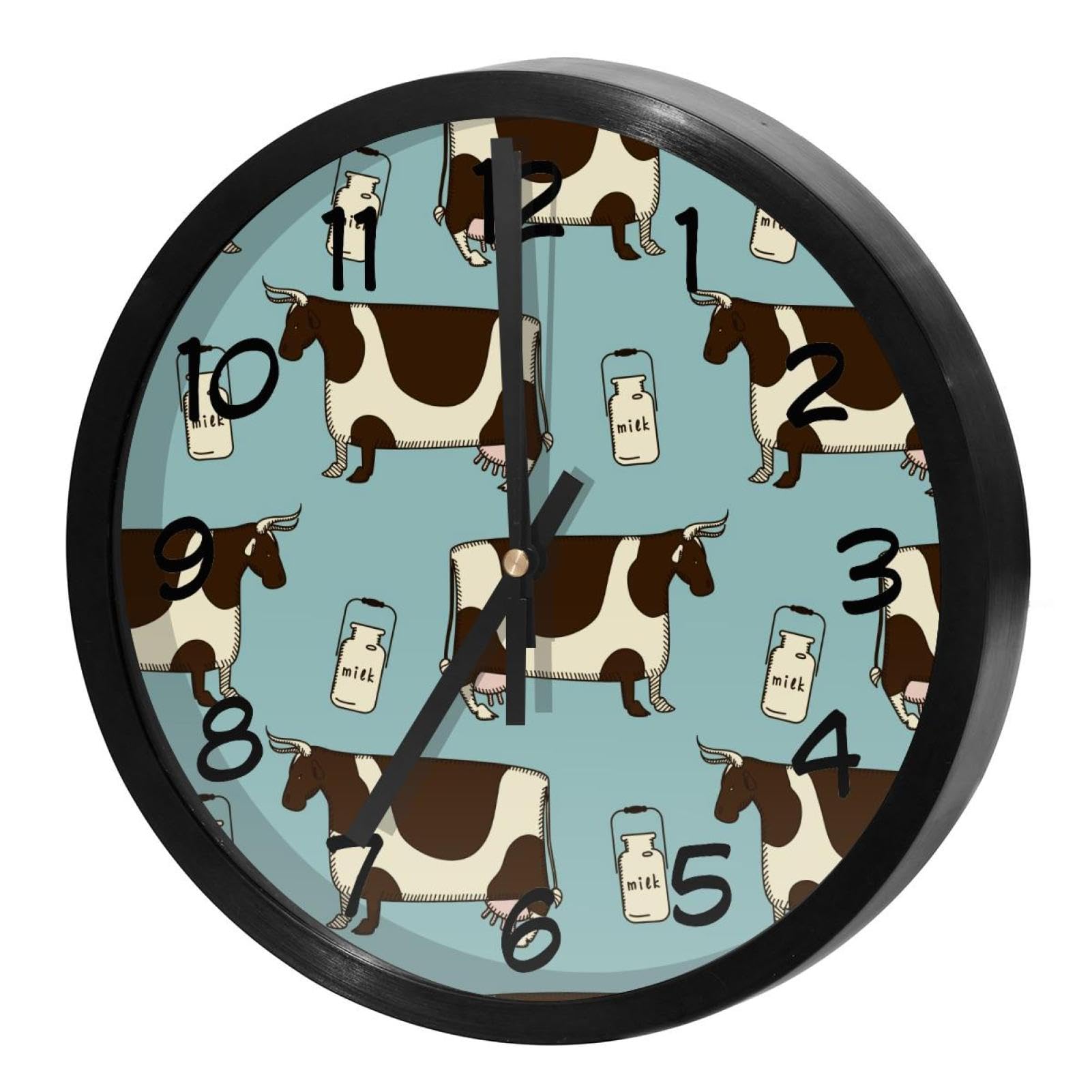Horloge murale silencieuse à quartz contre le bruit nocturne