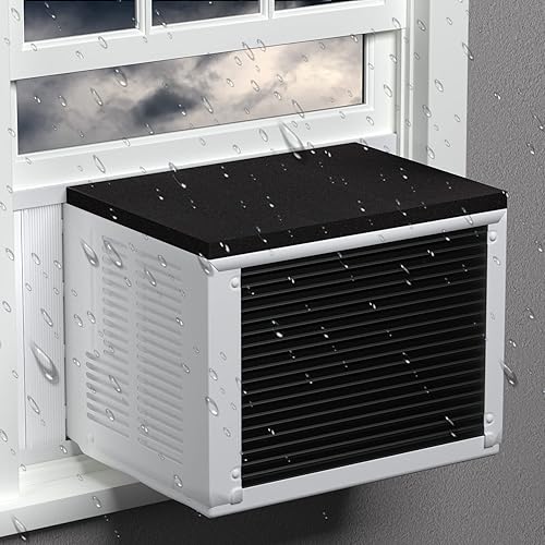 Miniatura 8 de BJADES - Cojín de goteo para aire acondicionado de ventana, cubierta de lluvia de CA con soporte magnético fuerte para unidades de aire