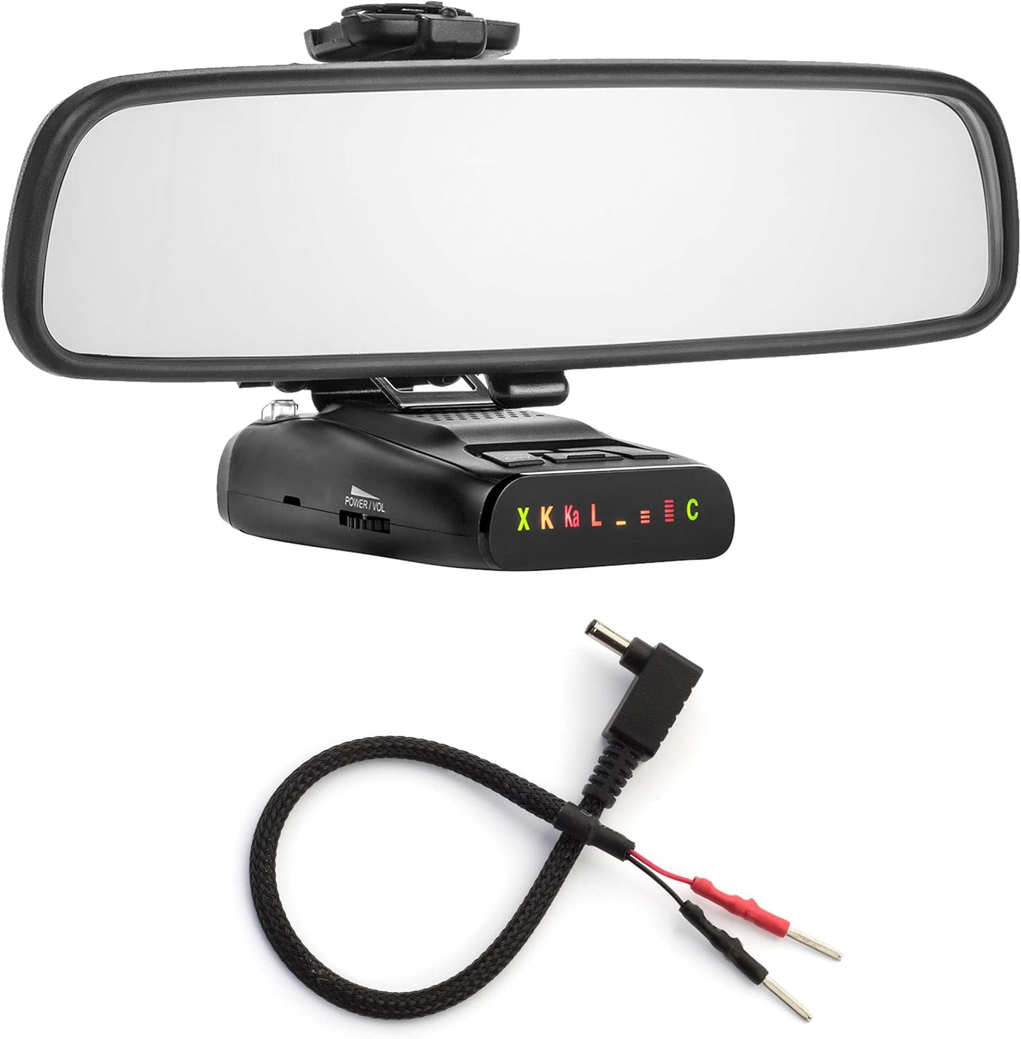 Radar Mount Mirror Mount + Mirror Wire for Uniden Radar Detectors DFR1 DFR3 DFR5 LRD450 LRD550 (4001109B)