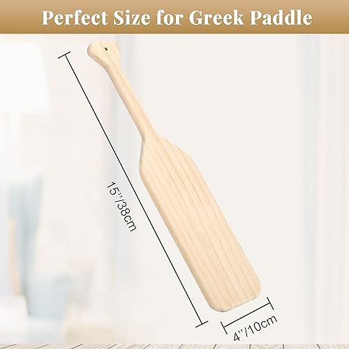 Miniatura 3 de Caydo Paleta de madera sin terminar de 15 pulgadas, paleta de madera de pino maciza, paleta de hermandad suave para manualidades de arte, decoración