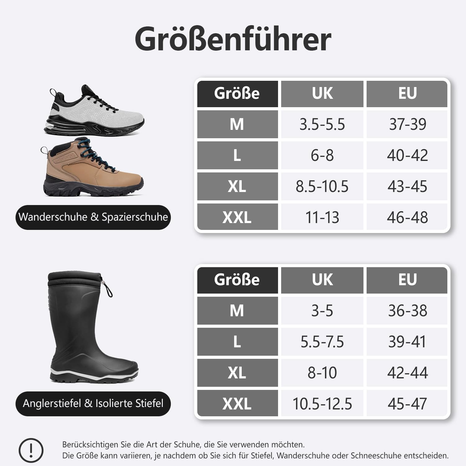 Steigeisen für Bergschuhe mit 11 Zähne Verdickte Schuhkrallen aus Edelstahl Anti-Rutsch Schuhspikes für Wandern Trail Running Trekking Winter Outdoor