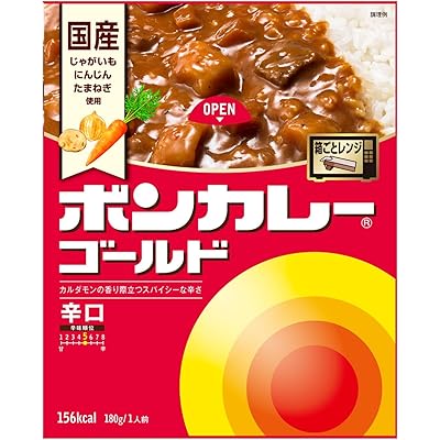 ボンカレー 大塚食品 ゴールド 辛口 180g×5個 レンジ調理対応