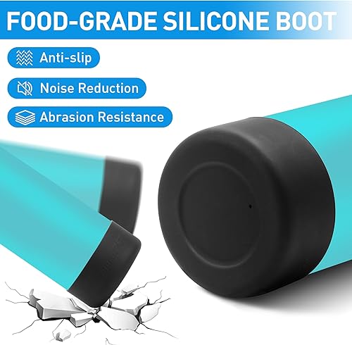 Miniatura 5 de Tapa de popote para botella Hydro Flask de boca ancha  Botella de 12, 16, 18, 32, 40 y 64 onzas, tapa de popote de repuesto compatible con botellas