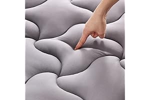 SLEEP ZONE Cooling Mattress Topper, The Ultimate Memory Foam Blanket for a Refreshing Night's Sleep