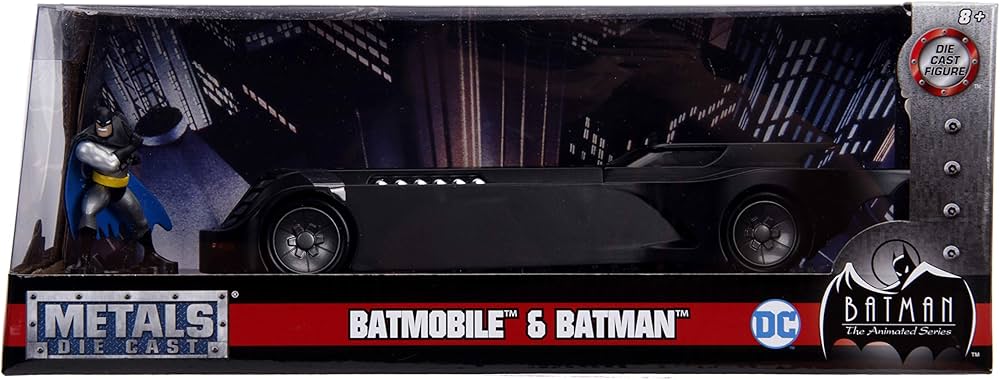 アメコミ Batman: The Animated Series Batmobile DC Comics - Vehicle Batman - The Animated - The Batmobile - Mezco
