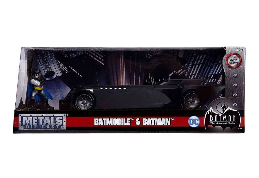 Hot Wheels Batman Batmobile Serie Animata – Modello 5/5 Viola – Edizione Limitata 169/250 – Diecast - 2