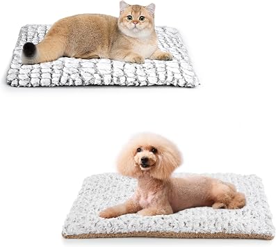 Self Warming Cat Bed for Indoor Outdoor and Double Sided Self Heating Pet Pad