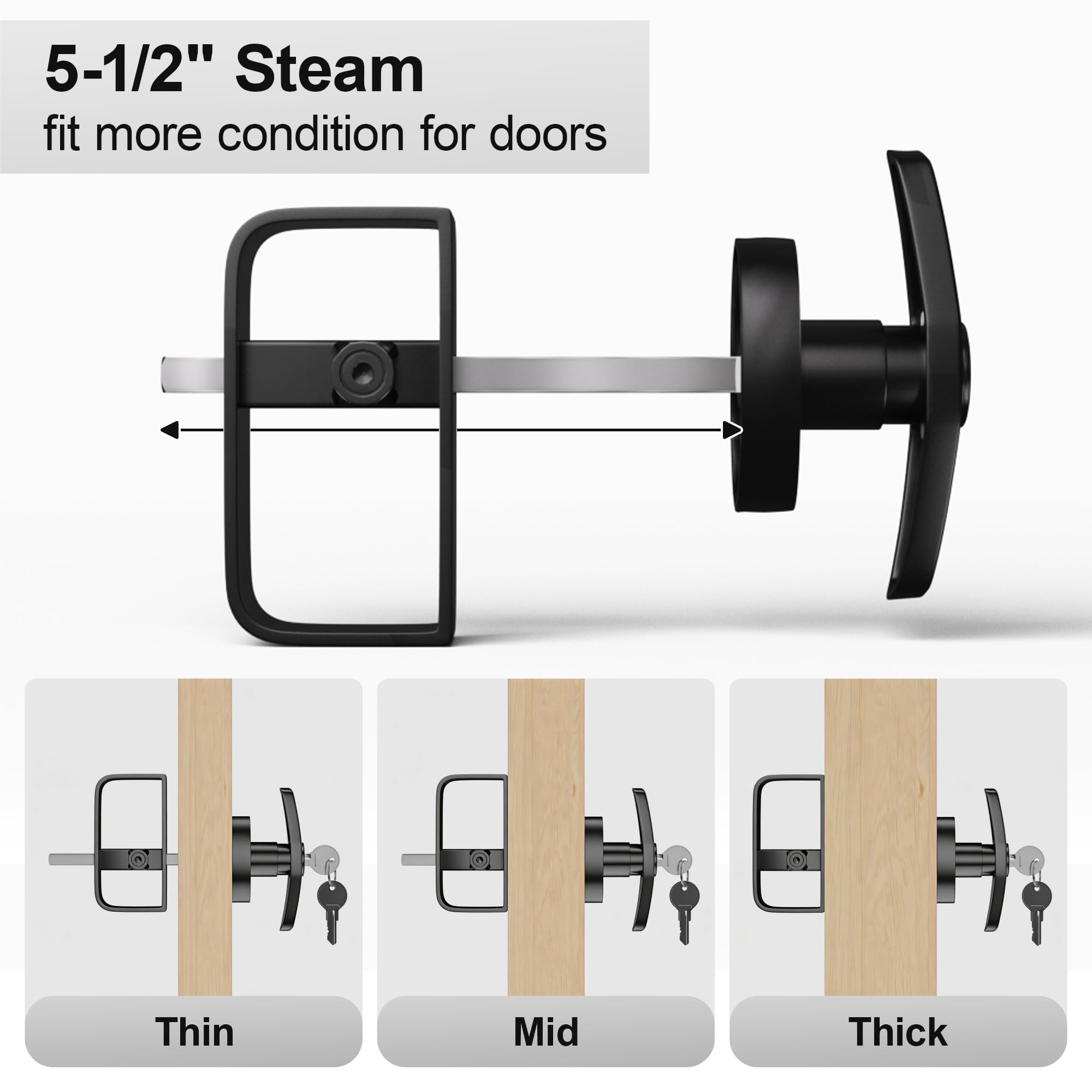 Secure Your Shed with SKYSEN Lock Latch -6