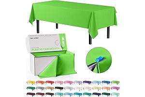 Exquisite Lime Green Plastic Tablecloths for any Occasion