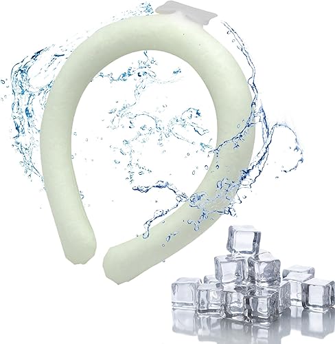 Envolturas refrescantes para el cuello rápidamente congeladas, tubo de enfriamiento de cuello reutilizable, anillo de enfriamiento de cuello para