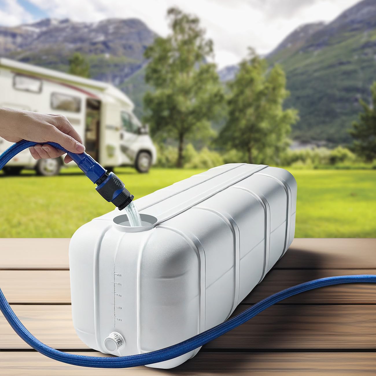 Tuyau d'alimentation en eau pour camping - 5 m [Semptec Urban Survival Technology]
