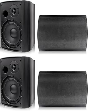 6.5 inch 800W Outdoor Bluetooth Speakers Waterproof Wall Mounted Sound System.