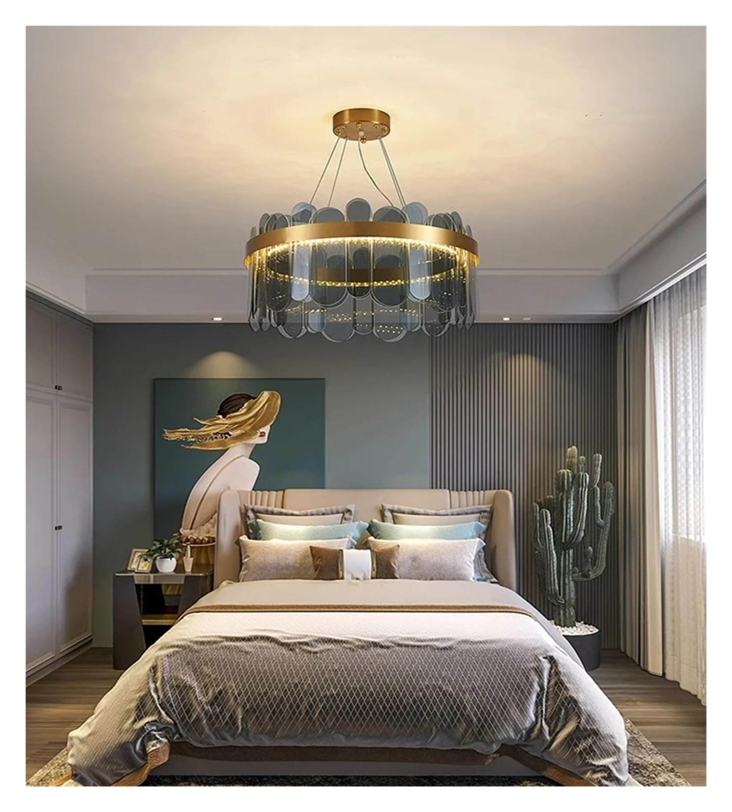CSXSXAUO Modern Home Decor Led Lights Pendant Light Lamps for Living Room Chandeliers Dining Hanging Indoor Lighting