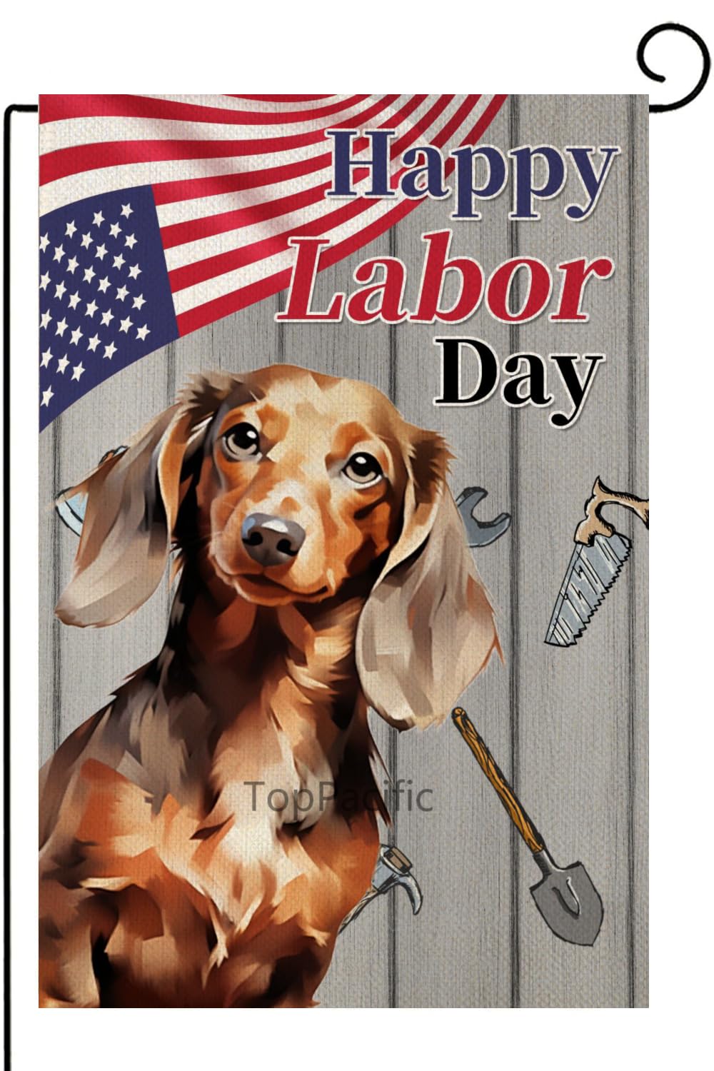 Happy Labor Day Gartenflagge – Doppelseitig, 9x152 Cm, Polyester, Für Draußen, Bunt Bedruckt