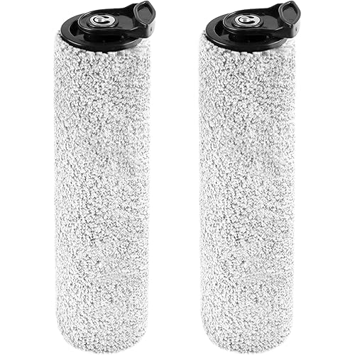 Klypticfit Roller Brush Replacement Kit Compatible with Tineco iFloor 2, iFloor 3,Floor One S3 Cordless Wet Dry Vacuum Cleaner,2 Pack Brush Roll Replacement Accessories