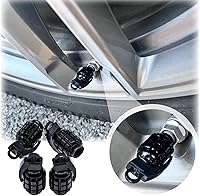 Vista 6 de 4 tapas de válvula de neumático de granada cromada, tapas de válvula de neumático de acero inoxidable para automóviles, camiones, SUV, motocicletas