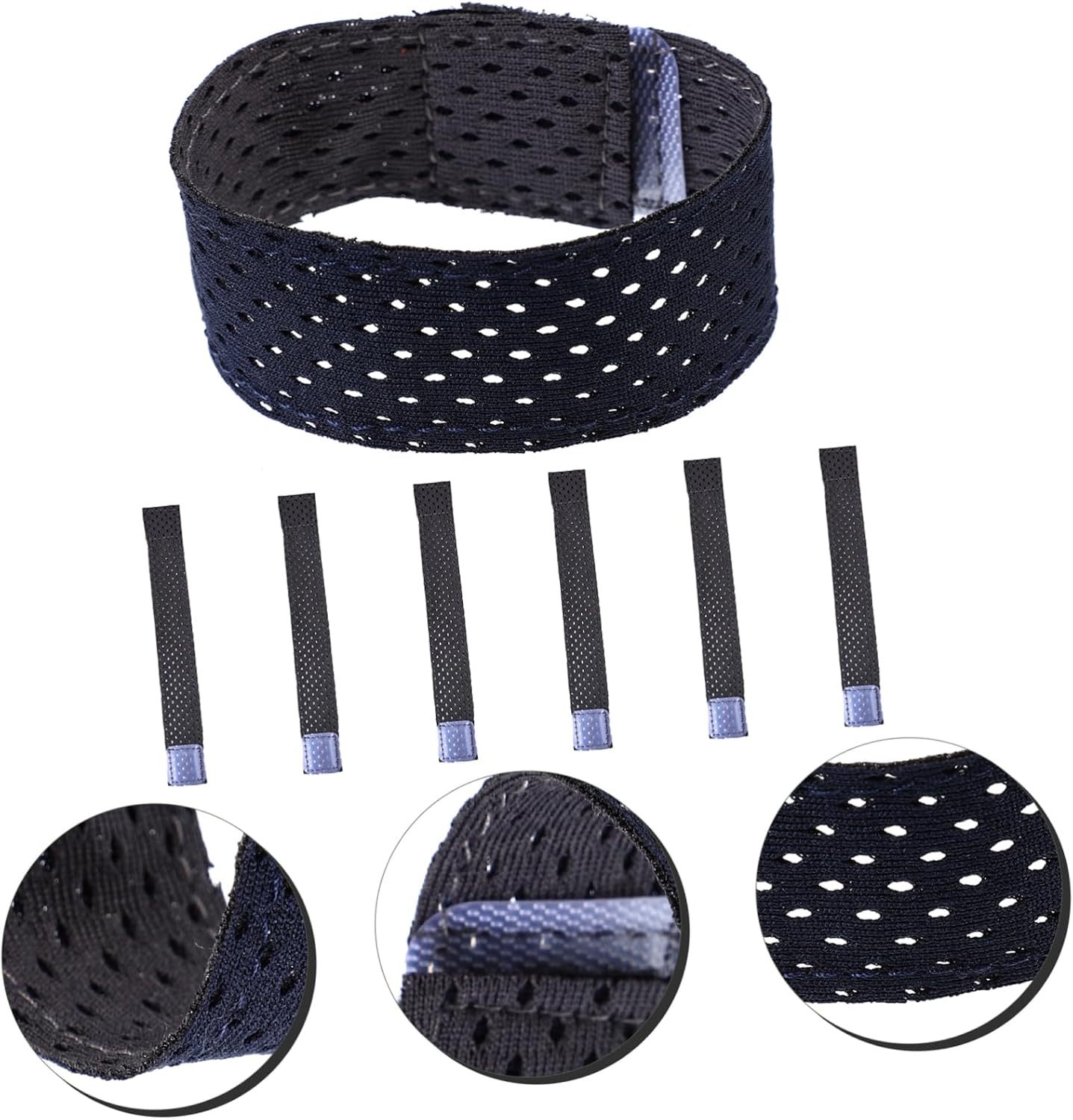 POPETPOP 6pcs Adjustable Straps Football Sleeve Straps Men Accessory Elastic Cuff Soccer Sleeve Bands Elastic Band for Sports