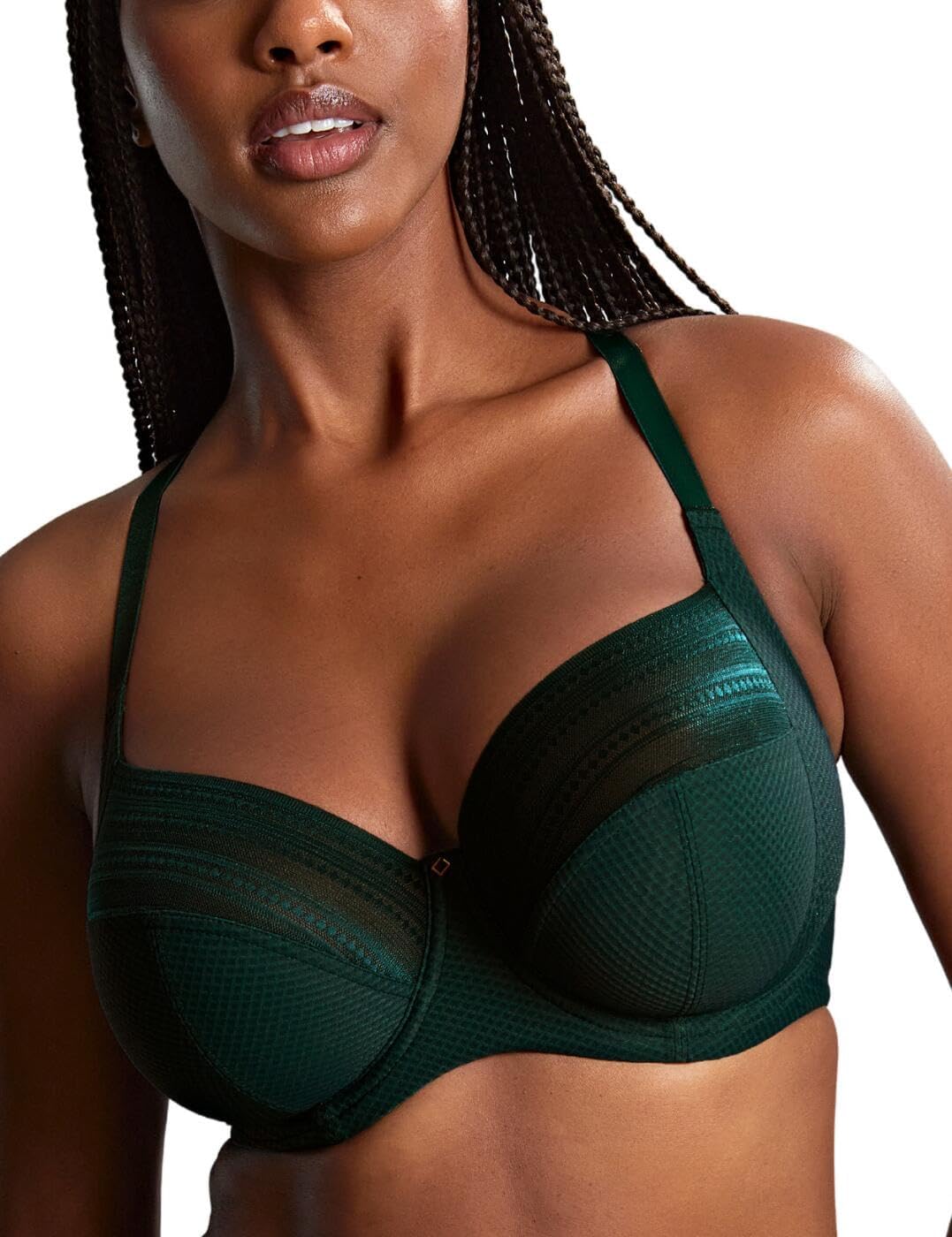 Panache Serene Side Support Bra 36DD, Dark Green - Image 5