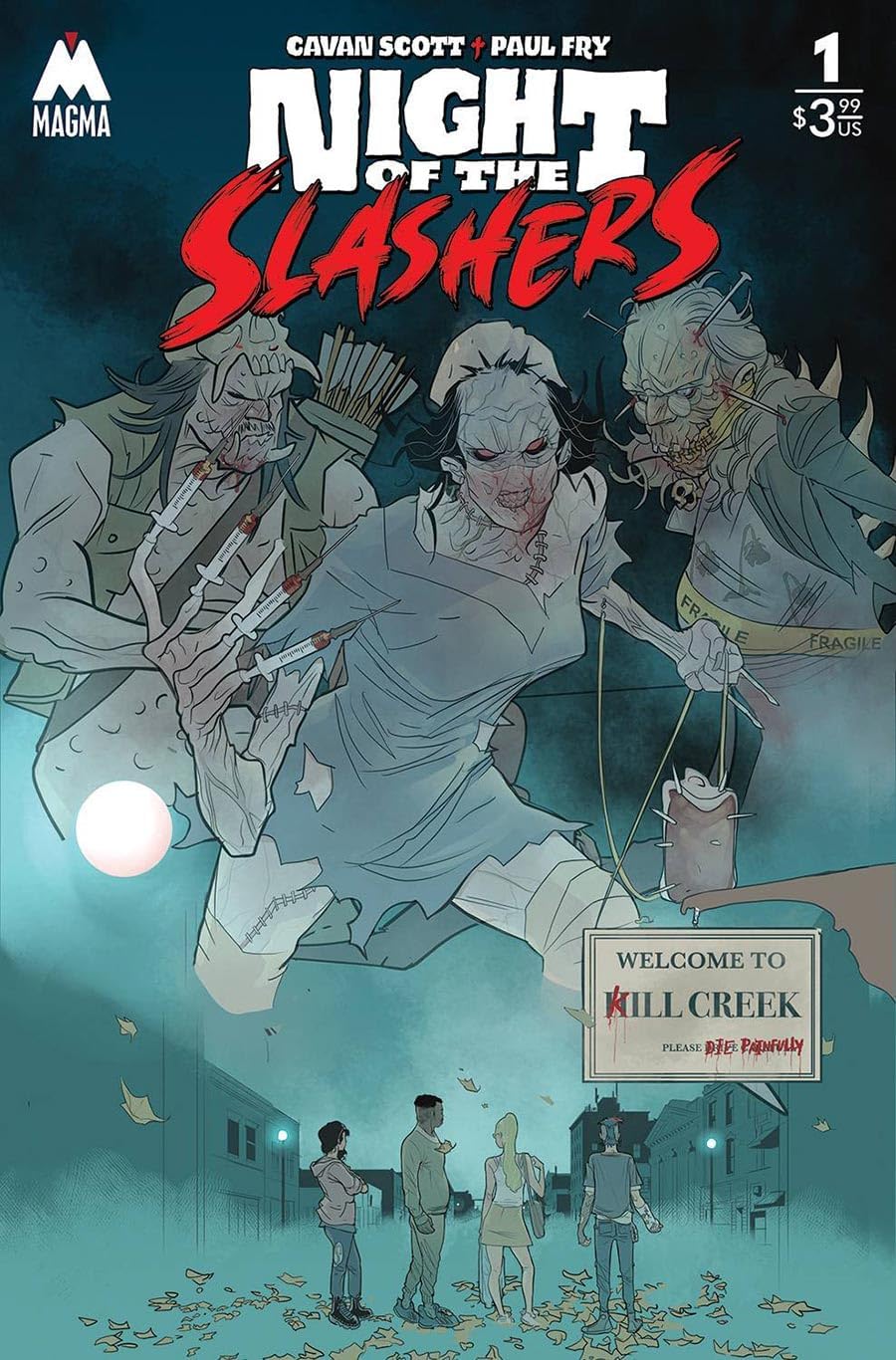 Night of the Slashers 1A VF/NM ; Magma comic book