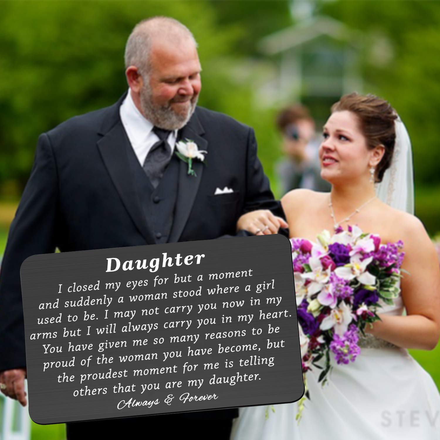 To My Son Engraved Wallet Card From Dad Mom, Gift For Son With - View #4