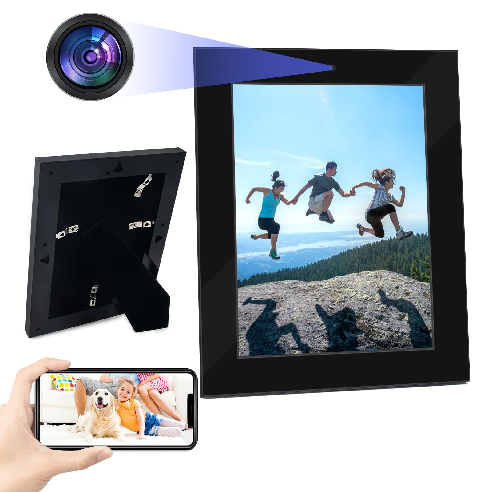 Amazon.co.jp: 小型カメラ フォトフレーム型カメラ SULUWU 写真