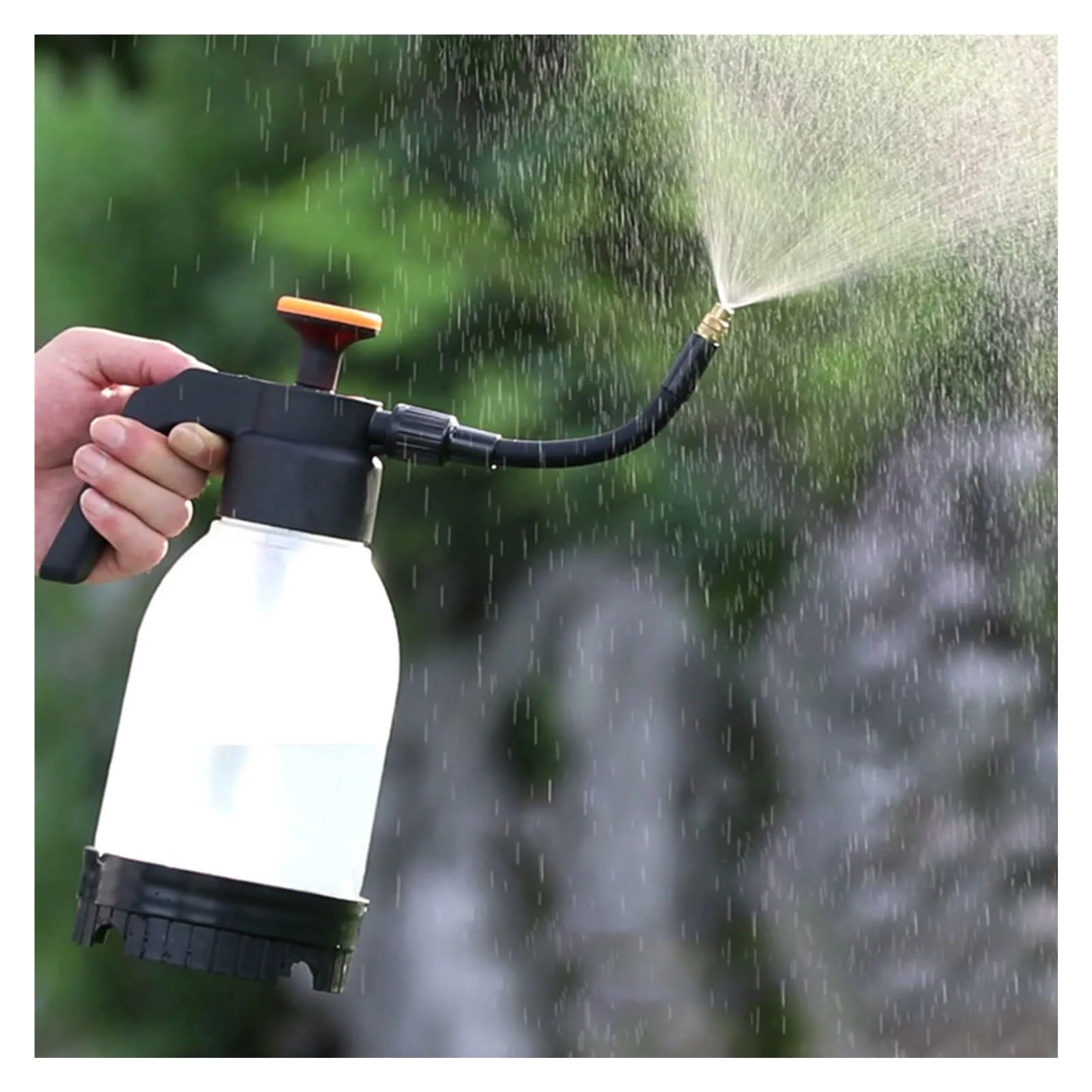 1,2 L Gartenblumen-Sprühgerät, Handbewässerungssprühgerät for Zimmerpflanzen, Autoreinigung Und Haushaltsgebrauch(Swivel Rod)
