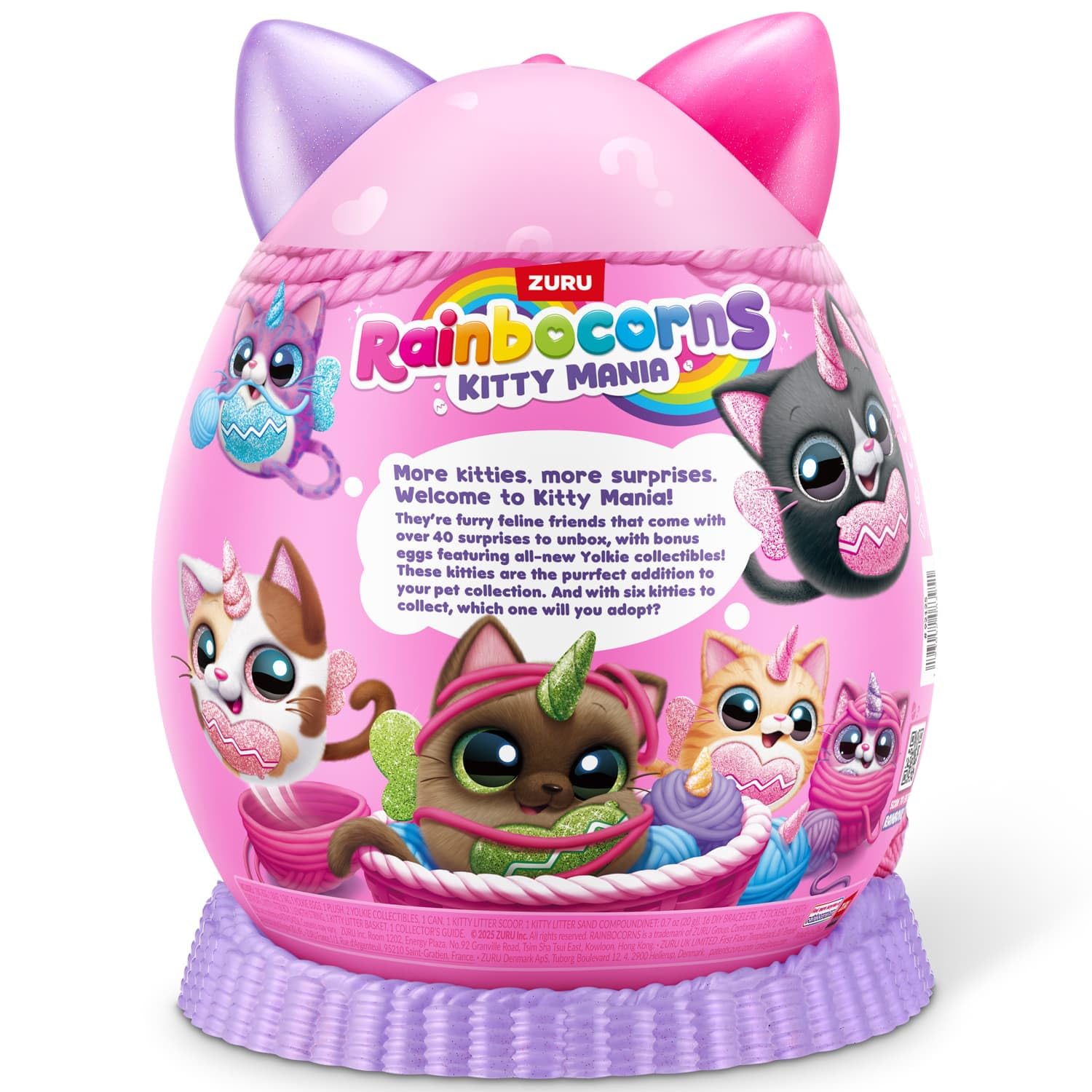 Rainbocorns Kitty Mania - Juego de 40 sorpresas en Interiores (Serie 2)