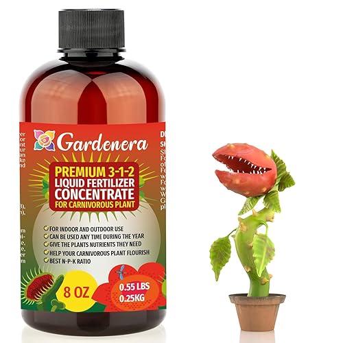 Fertilizante líquido prémium para plantas carnívoras - Concentrado 3-1-2 para plantas y flores de interior Alimento orgánico para plantas