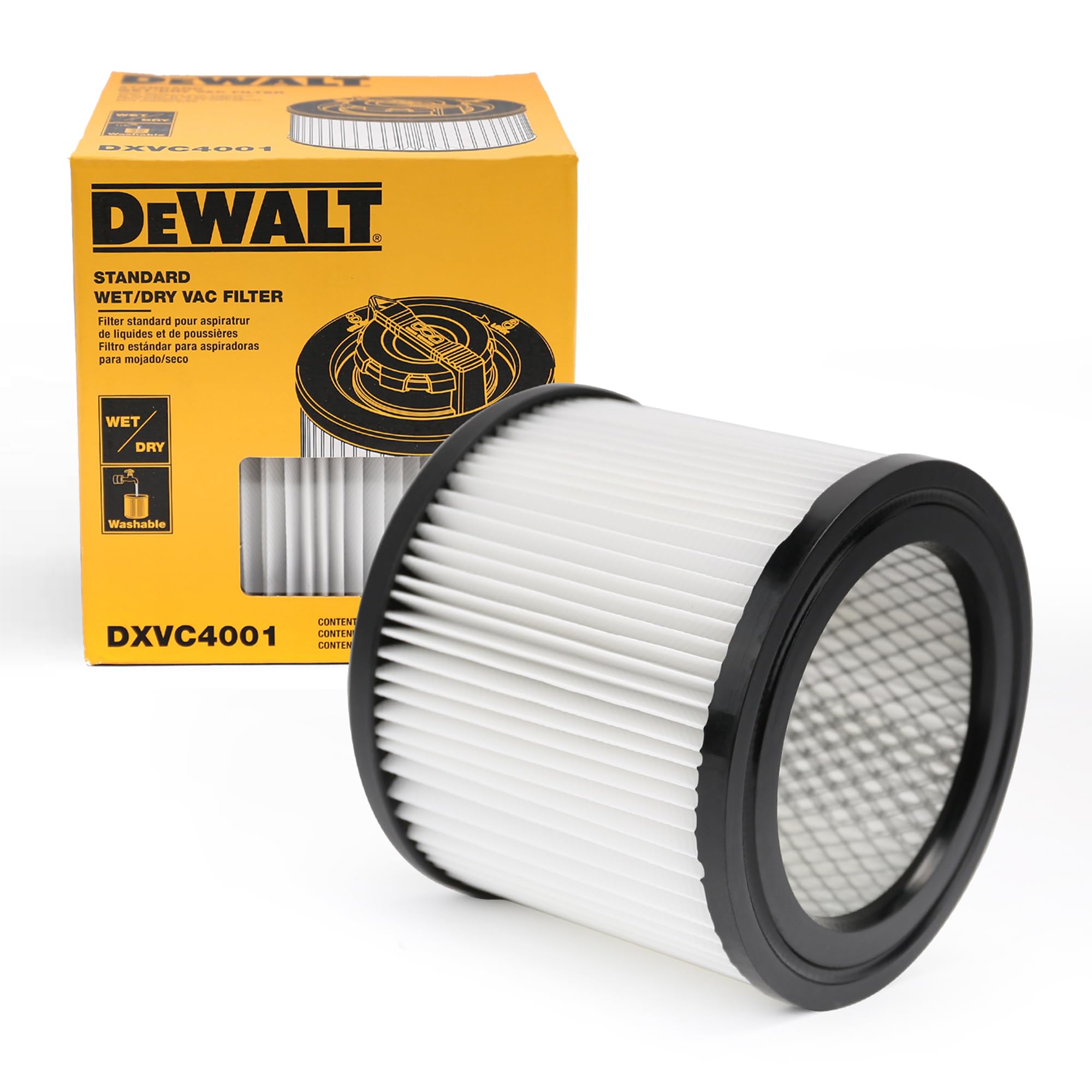 DEWALT DXVC4001 Cartridge Filter for 4-5 Gallon Wet/Dry Vacuums