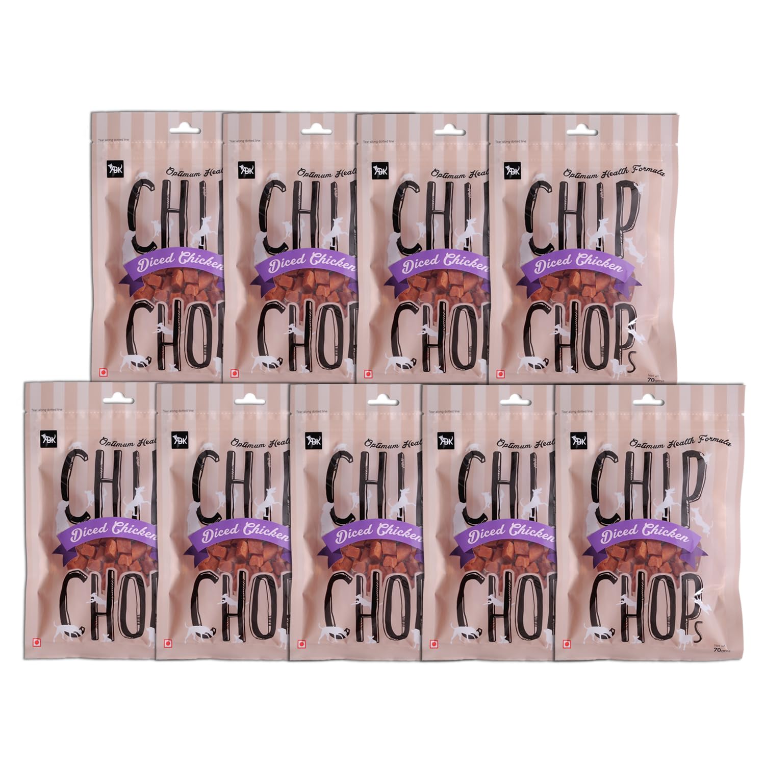Chip Chops Dog Treats High in Protein, Nutritional and Healthy Diced Chicken Dog Snacks Pack of 9 (B07KG92KVQ) Amazon Price History, Amazon Price Tracker