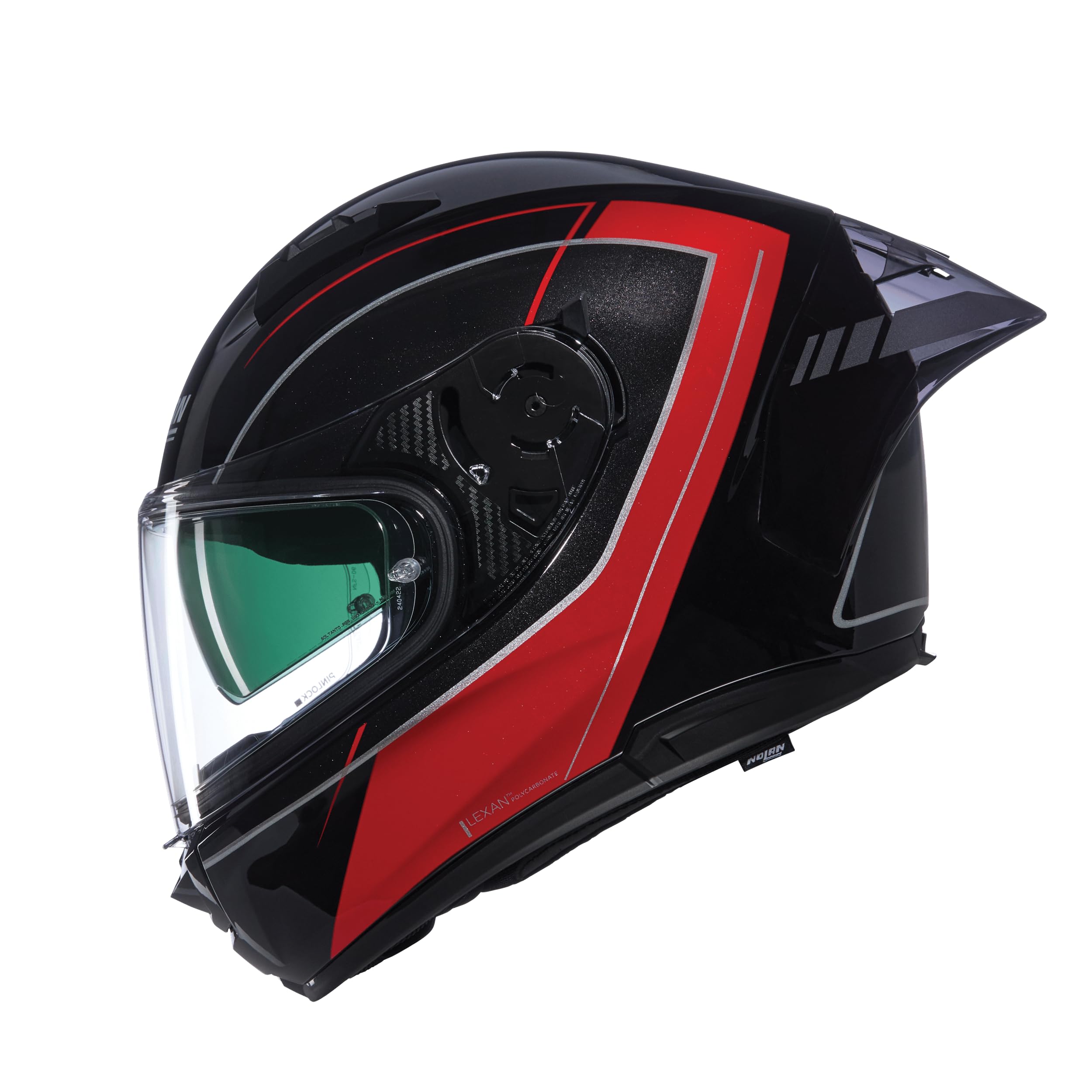 NOLAN Kask motocyklowy N60-6 Sport MESMERICO 342 L, czarny/czerwony