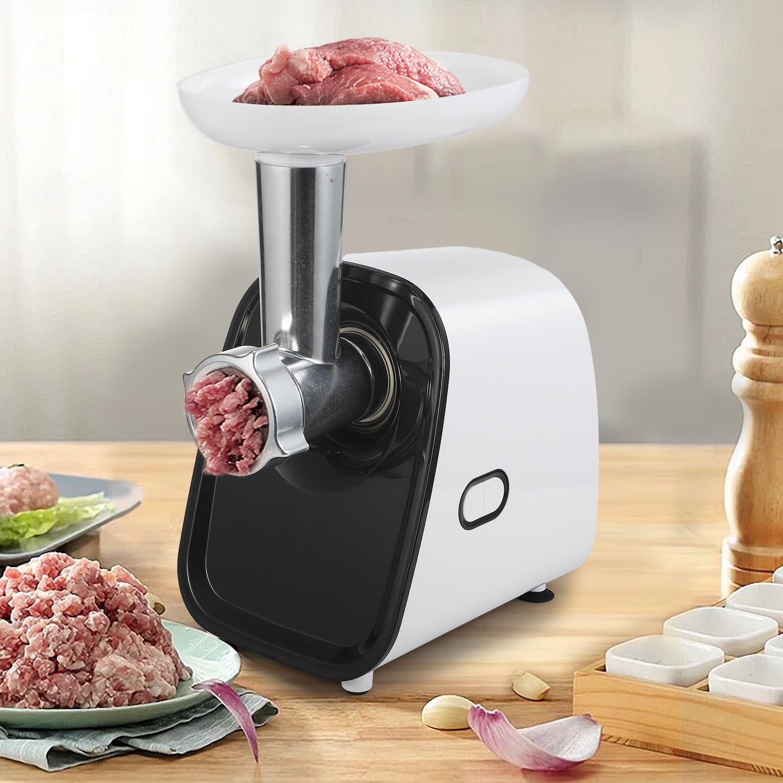 Tritacarne Elettrico 1200W, 3 In 1 Tritacarne Con 3 Dischi Di Macinatura In Acciaio Inossidabile 85622715