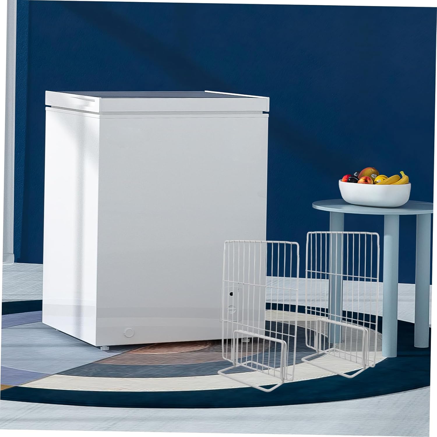 Gadpiparty Divider Refrigerator Iron Mesh Shelf Partition Cabinet Divider for Efficient Storage Strong Durable Design for Organizing Freezers and Fridges Easy Installation