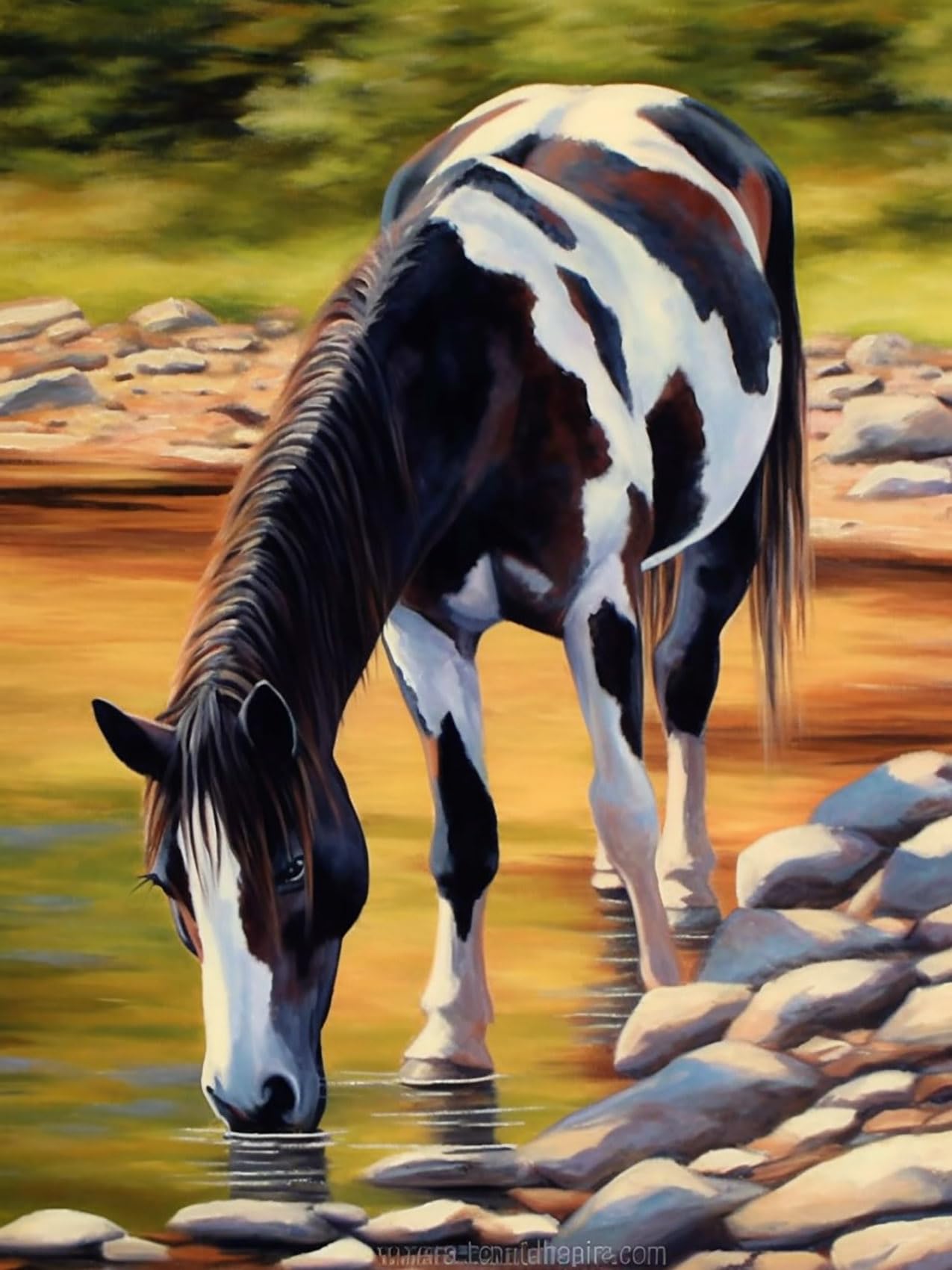 VAIIEYO Kit De Peinture Diamant 5D à Faire Soi-même, Motif Cochon