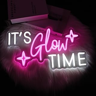 Neon Sign Led Neon Lights Neon Signs for Wall Decor USB Powered Led Neon Signs for Room Decoration (Glow Time)