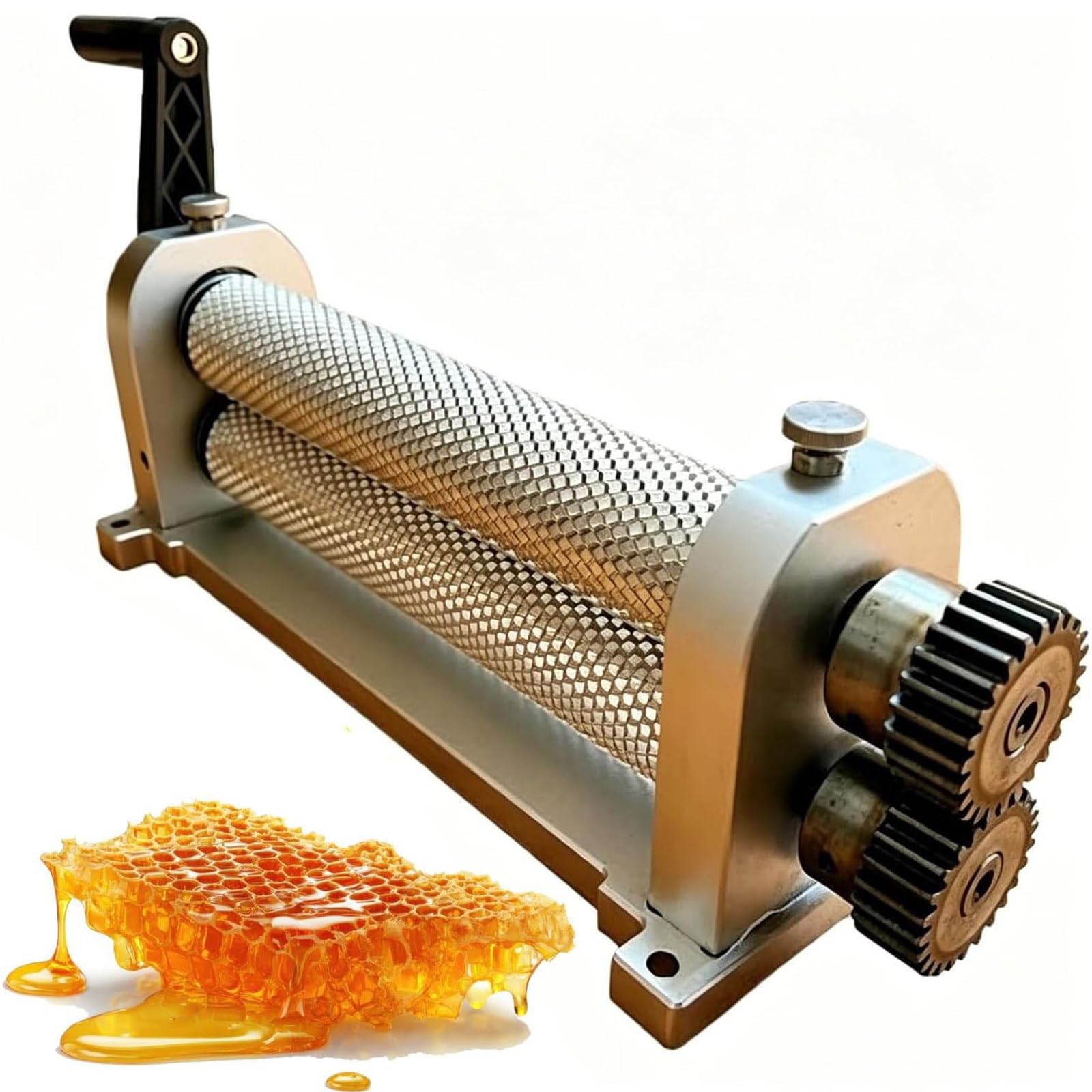 Macchina della stampa del fondamento del pettine della cera d'api, rullo di alluminio durevole, stampaggio manuale per la produzione efficiente del foglio del favo, attrezzatura essenziale