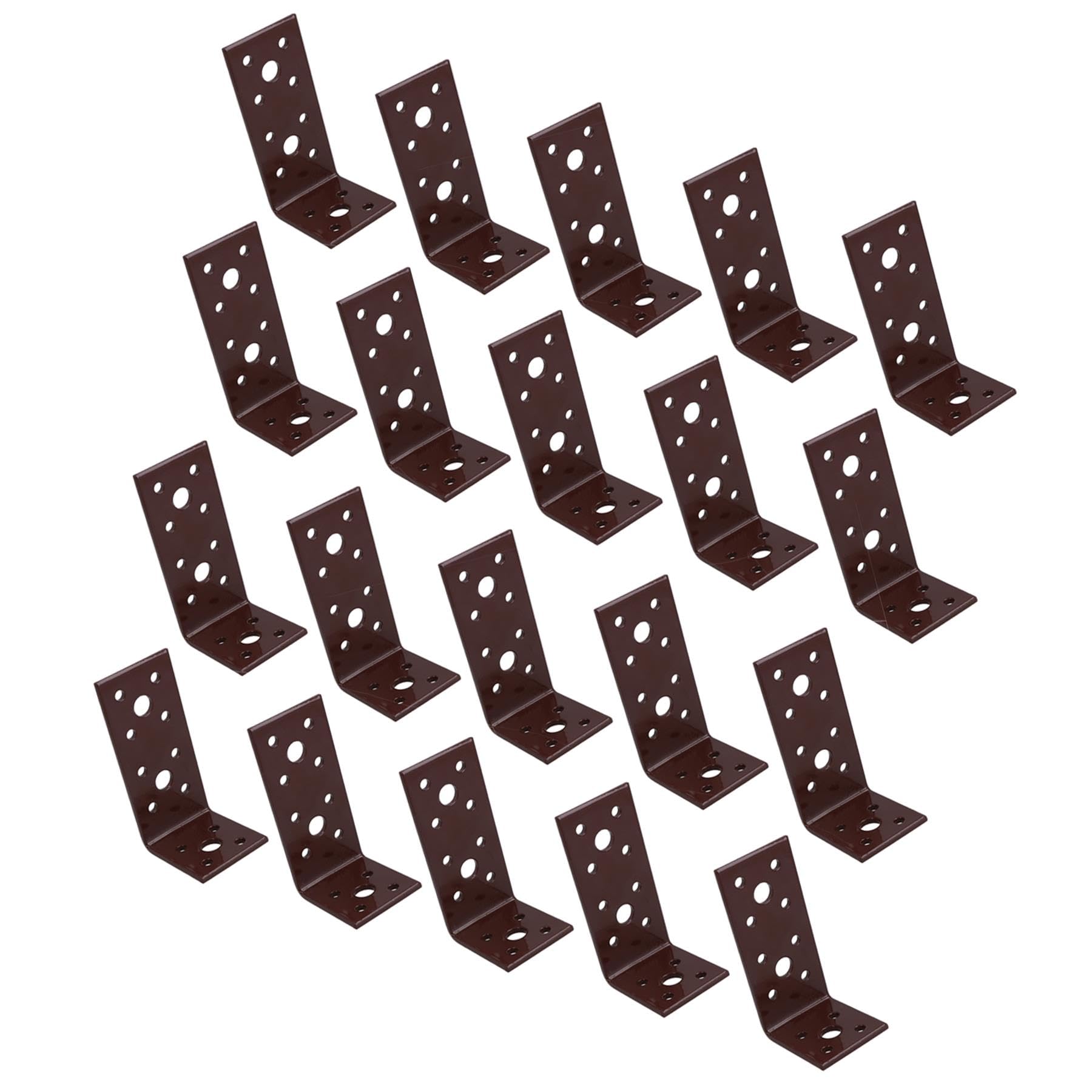 Équerre d'angle 90x45x40mm lot de 20 pièces renforcées anti-torsion