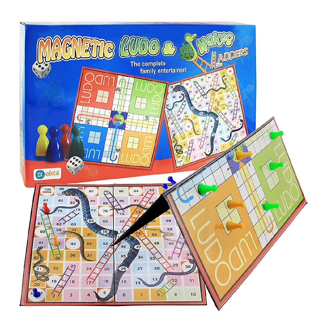 Ekta Magnetic Ludo Snakes N Ladders Board Game (B07SNH77DQ) Amazon Price History, Amazon Price Tracker