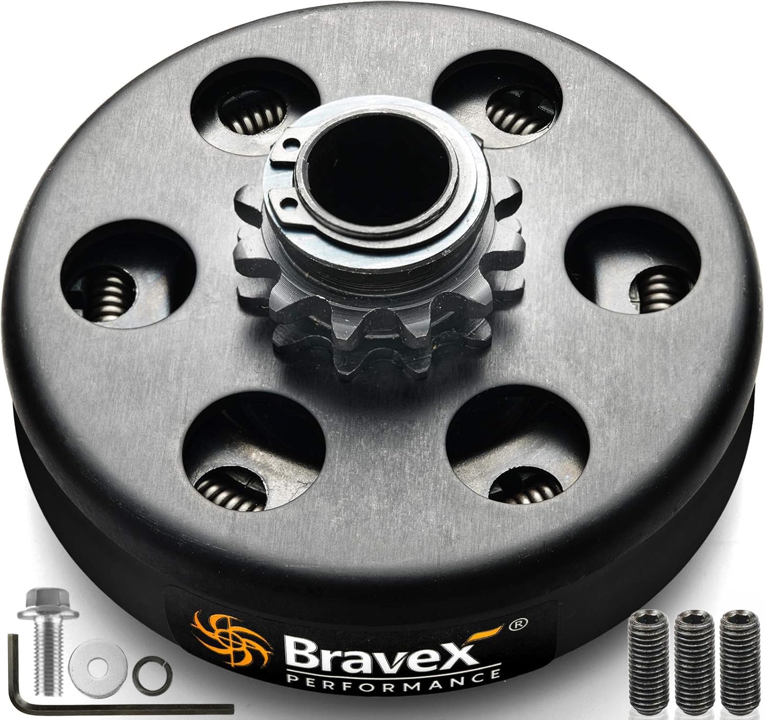Bravex Centrifugal Clutch 12T 3/4" BORE Chain #35 for Predator Go Kart