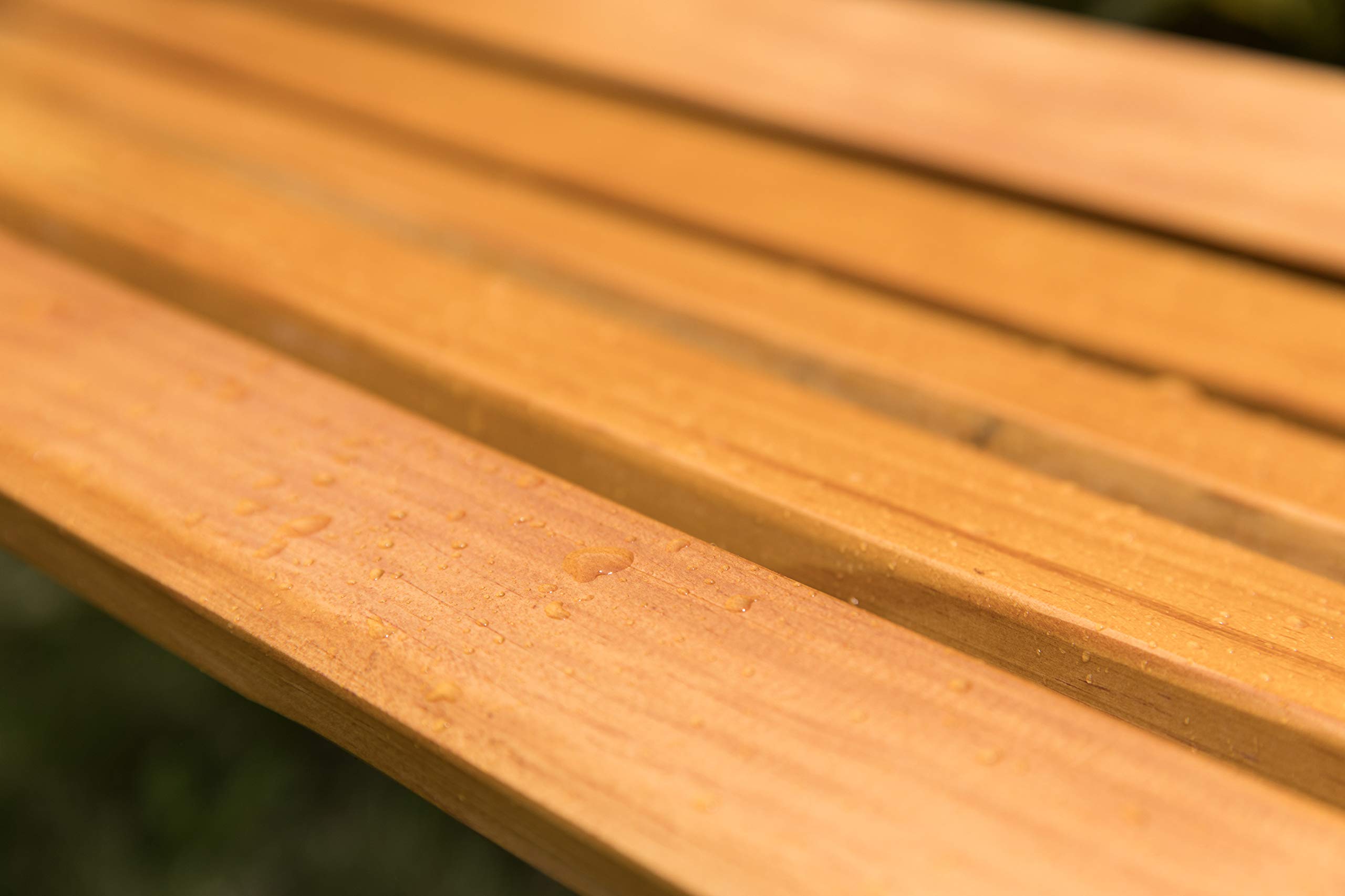 Banco de madera para exteriores con reposabrazos y patas de acero diseñadas, color negro 9