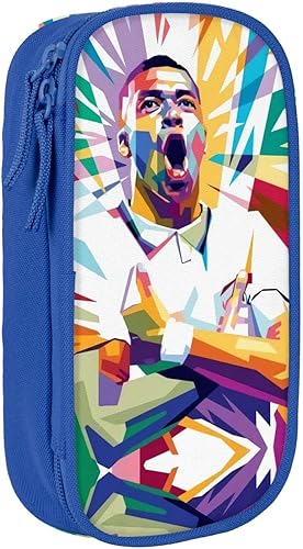 #7 Mbappe 2023 - Estuche para lápices de gran capacidad para oficina y universidad, bolsa de almacenamiento de gran capacidad, bolsa de maquillaje